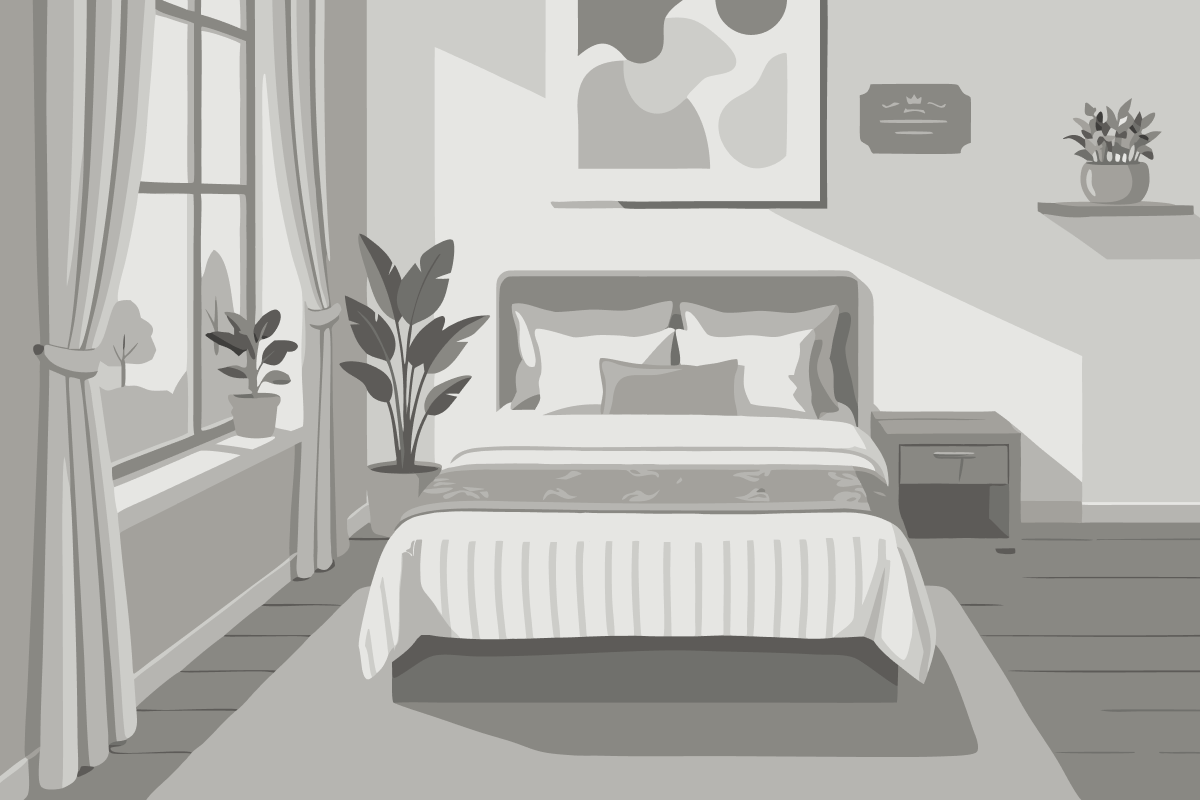 Suite con 1 Camera da Letto, Accesso al Salone e Vista - Piano Alto